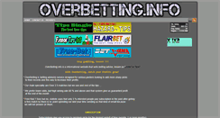 Desktop Screenshot of overbetting.info